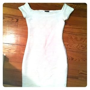 Wet seal white bodycon dress